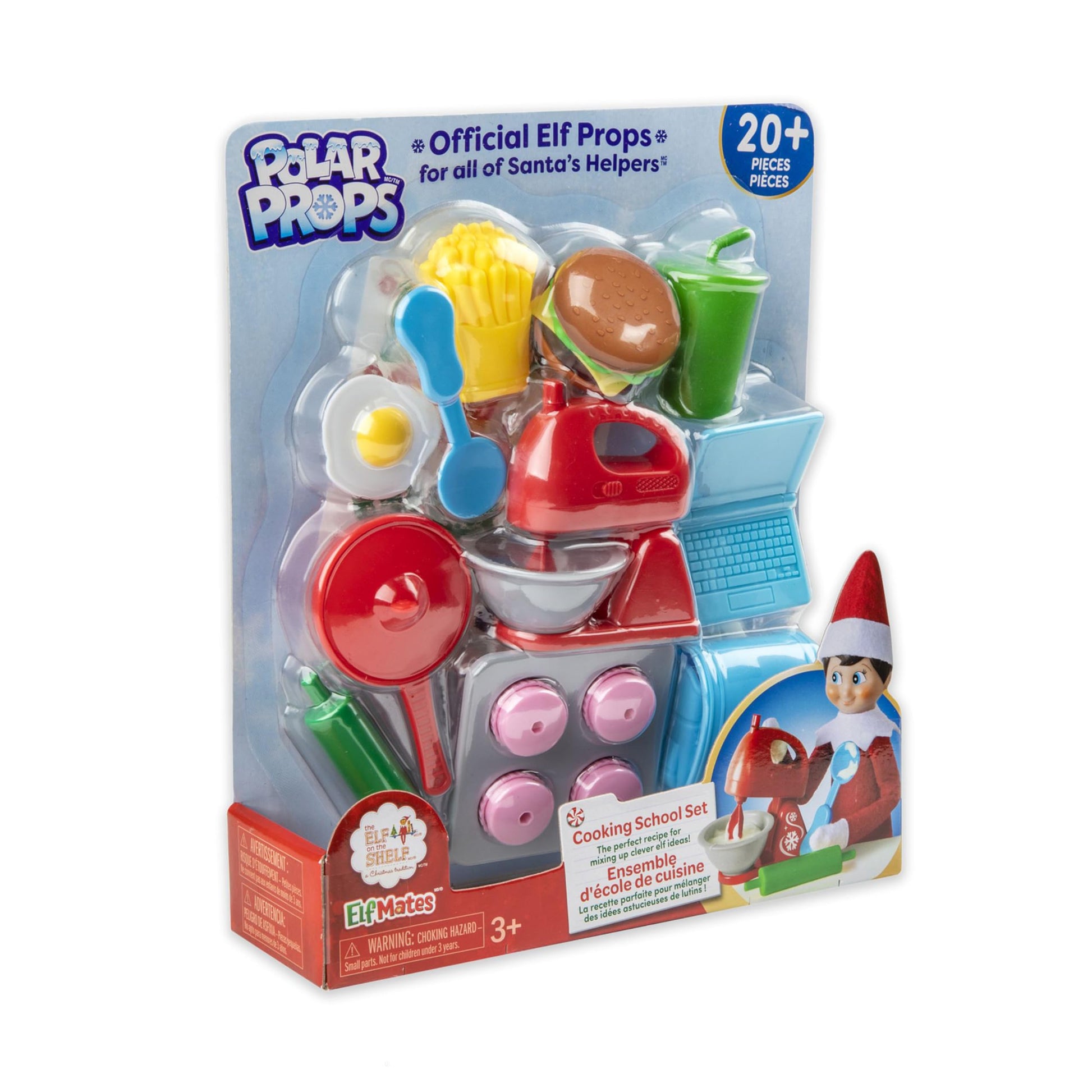 Elf on The Shelf - Brown Eyed Boy Scout Elf & Elf Polar Props