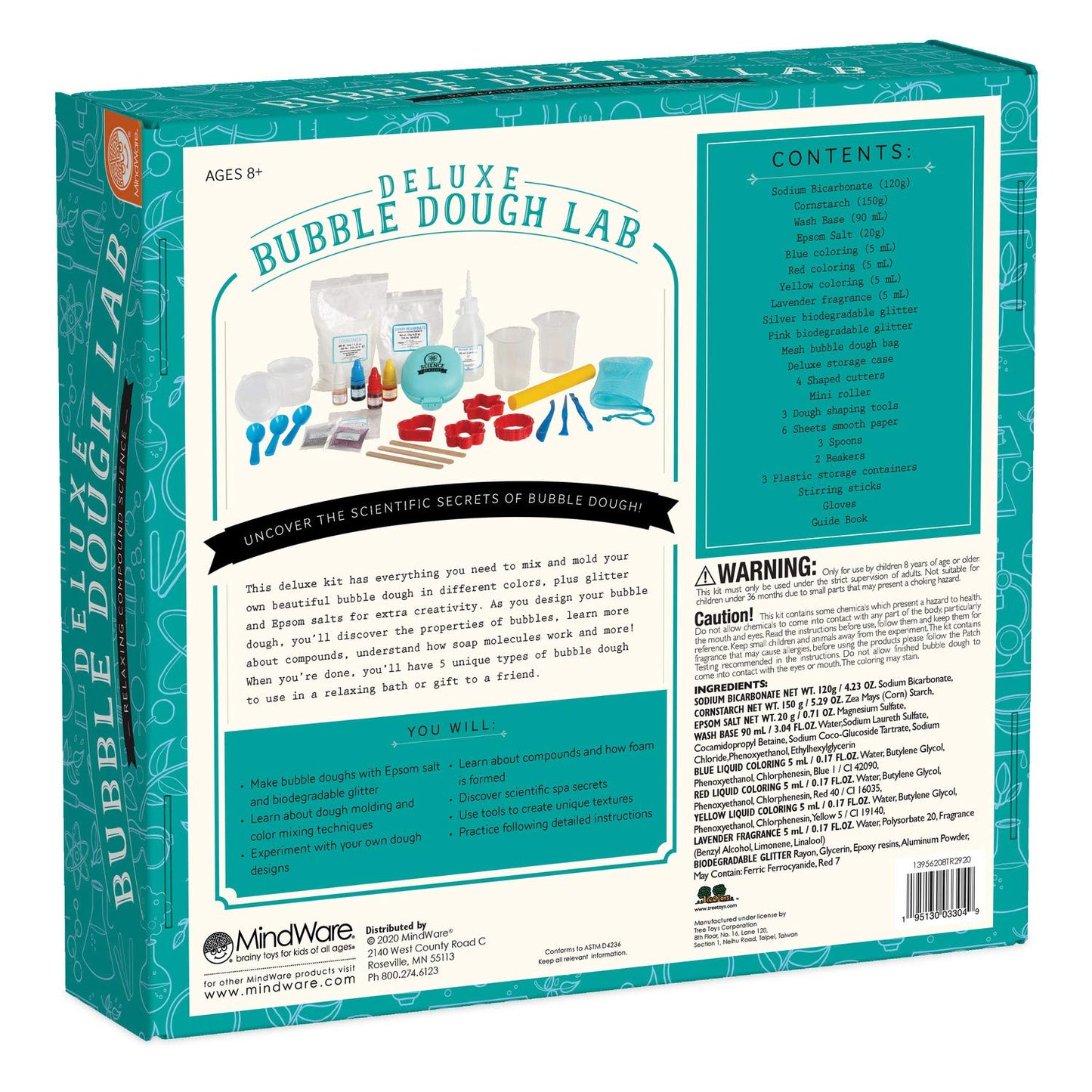 Science Academy: Deluxe Bubble Dough Lab | Multicolored Box | Pack of 1
