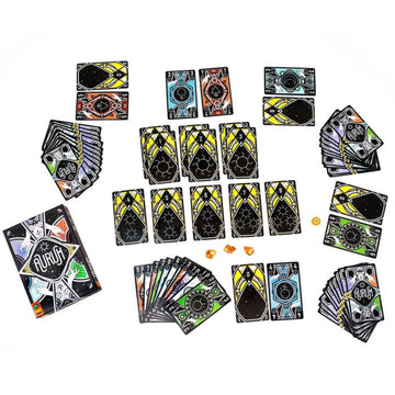Aurum Card Game - Competitive Trick-Taking Strategy Game for Kids and Adults, Ages 7+, 3-4 Players, 30-45 Minute Playtime, Made by Pandasaurus Games