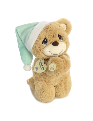 Aurora® Adorable Precious Moments™ Charlie Prayer Bear Stuffed Animal - Heartwarming Toy for Comforting Children - for Sentimental Gifts, Birthdays