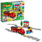 LEGO DUPLO Town Steam Train Set - Battery Powered Remote Control Train Toys for Toddlers - Learning Toy for Boys, Girls, and Kids 2-5 - Gifts for