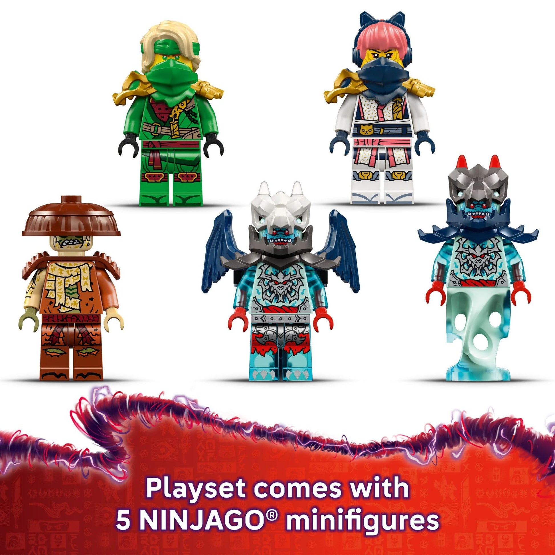 LEGO NINJAGO Lloyd's Jet Mech Building Toy - Model Building Kit for Boys & Girls, Ages 9+ - Transforming Playset for Kids W/ 5 Ninja Toy Minifigures