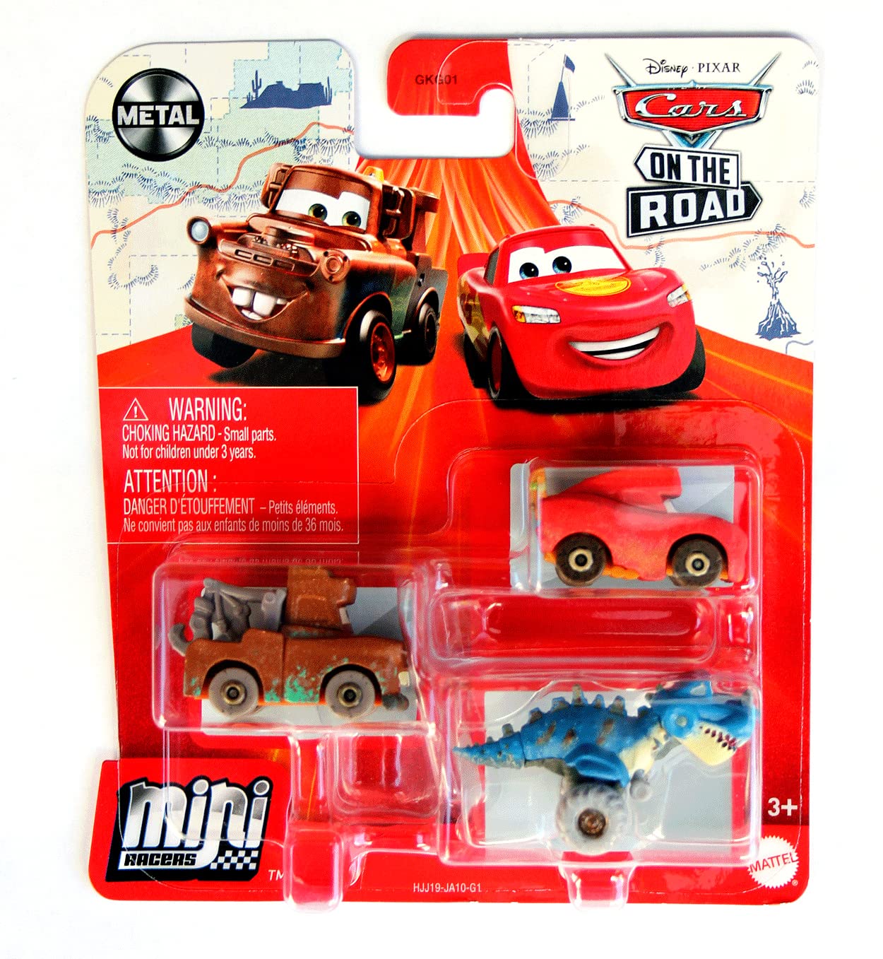 Disney Cars On The Road Mini Racers Road Trip Park 3-Pack