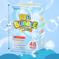 Inscraft 48 Pack 14’’ Big Bubble Wands, 8 Colors Bulk for Summer Toy, Outdoor/Indoor Activity Use, Easter, Birthday, Graduation, Shower, Bubbles Party