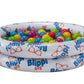 Blippi Ball Pit Mystery Adventure, Featuring Portable Indoor/Outdoor Inflatable Ball Pit, 35 Plastic Balls, 10 Surprise Balls with 10 Accessories