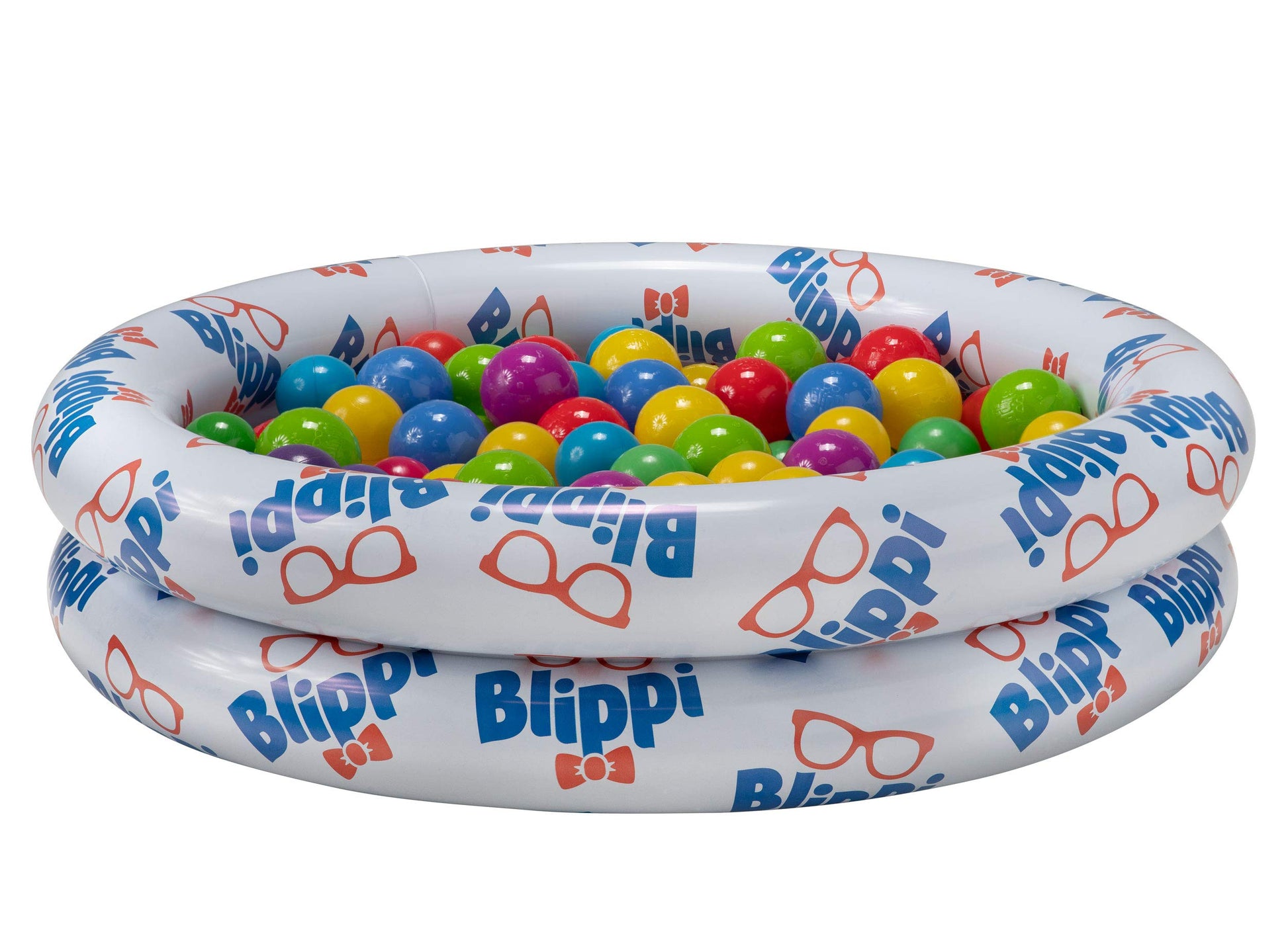 Blippi Ball Pit Mystery Adventure, Featuring Portable Indoor/Outdoor Inflatable Ball Pit, 35 Plastic Balls, 10 Surprise Balls with 10 Accessories