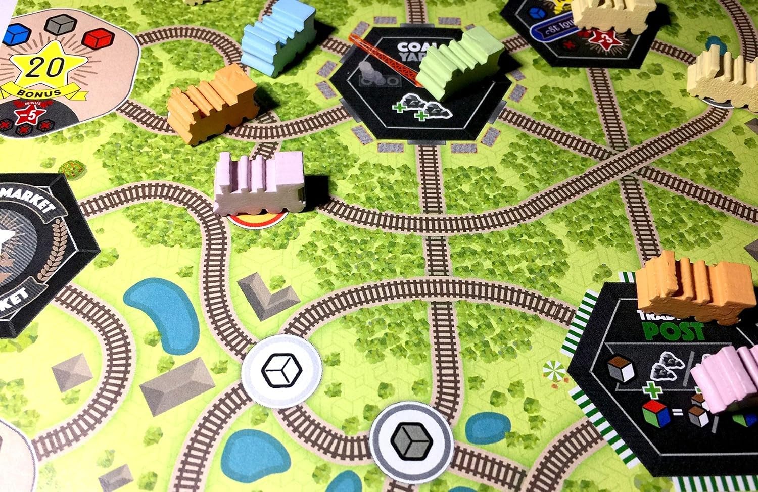bezier games Whistle Stop Board Games