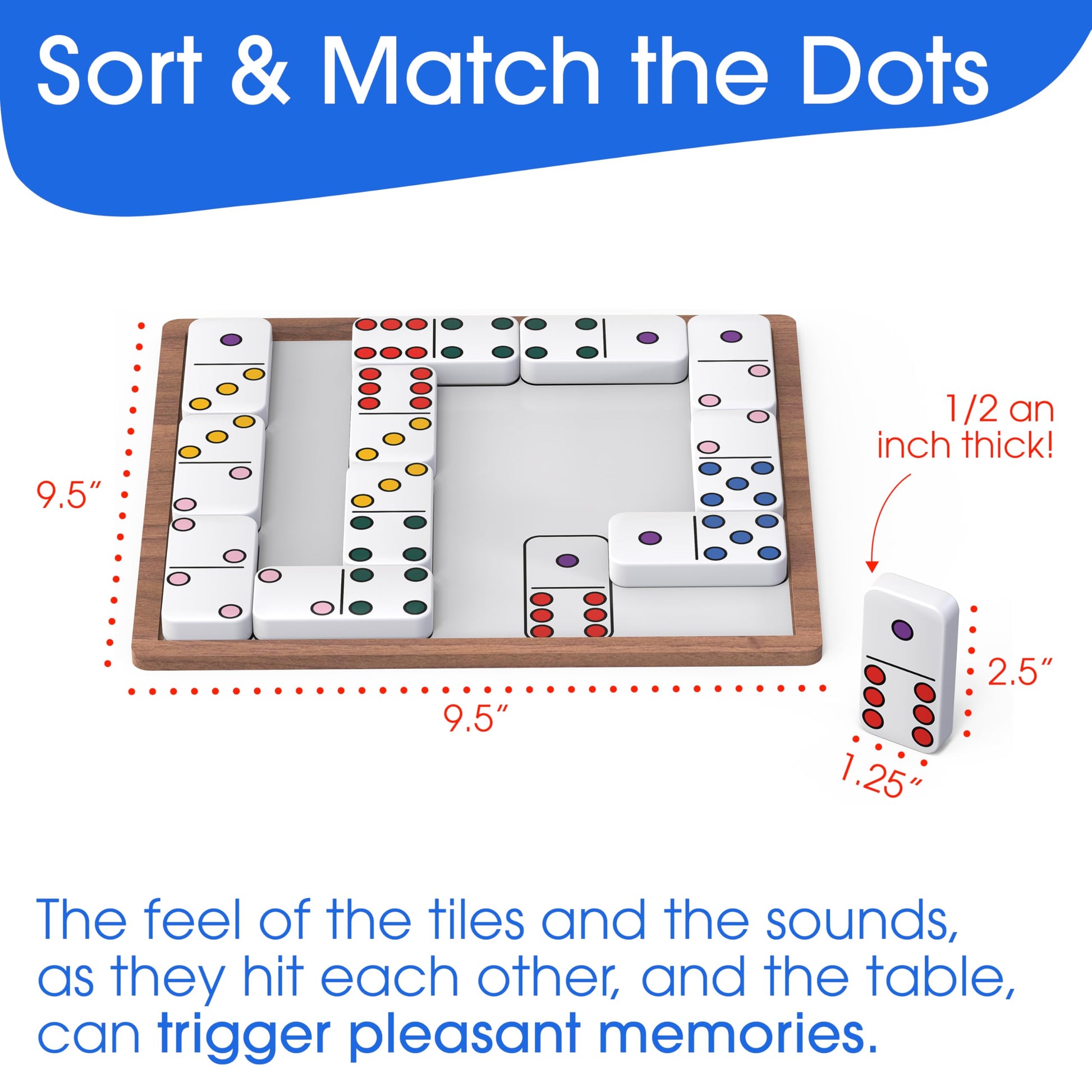 Keeping Busy Match Dots Dementia Activities for Seniors | Alzheimer Products for Elderly Patients | Fun Memory Game Toy & Cognitive Brain Puzzle