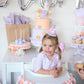 Two the Moon Space-Themed 2nd Birthday Hat and Decorations for Girls - Outer Space Party Supplies
