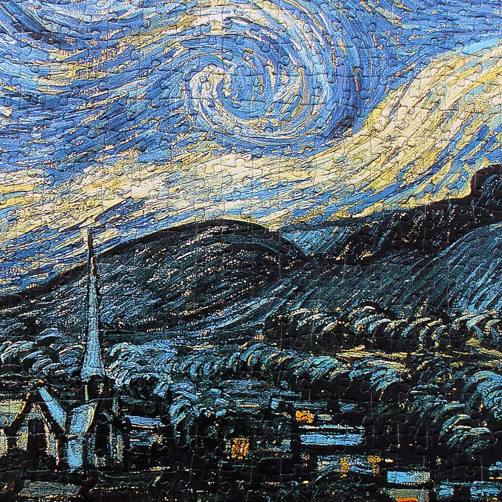 Starry Night Puzzle for Adults 1000 Piece Vincent Van Gogh Art Puzzles