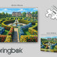 Springbok The English Garden 500 Piece Jigsaw Puzzle for Adults - Cottage Garden Landscape Puzzle - Poster Now Included - Unique Cut Pieces - Made in
