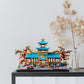 wriyvngs Micro Building Block Set, Chinese Suzhou Garden Architecture Model Kit with Cherry Blossom Bonsai Tree, Japanese Sakura House Model, DIY