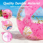 AMOR PRESENT Glitter Beach Ball, 16 Inch, Pink