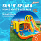 Banzai Sun N Splash Fun Park - Inflatable Water Slide - Ages 5+