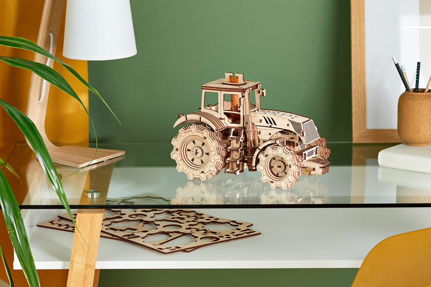 Eco Wood Art 3D Puzzle, Tractor (Tractor)
