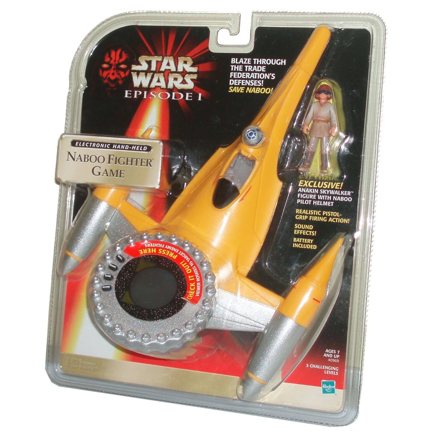 Star Wars Episode I Electronic Hand-Held Naboo Fighter Game