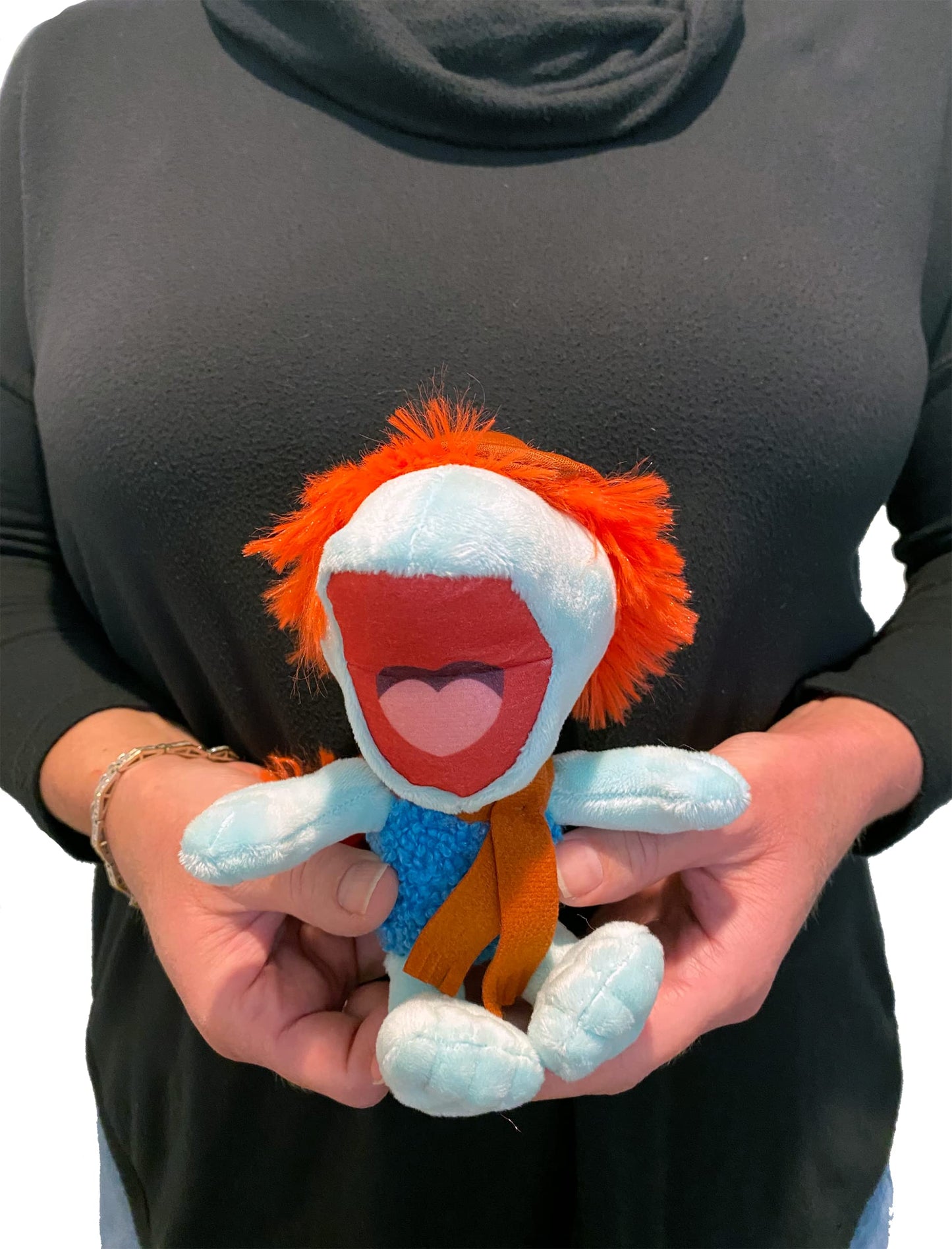 Boober Small Plush Toy 7.5" Fraggle Rock Stuffed Figure Apple TV+ Series for Fans of All Ages