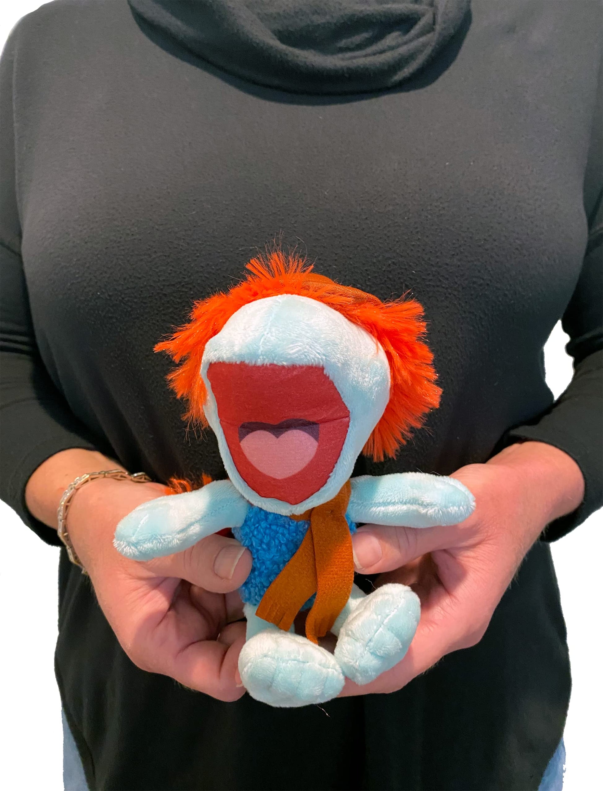 Boober Small Plush Toy 7.5" Fraggle Rock Stuffed Figure Apple TV+ Series for Fans of All Ages