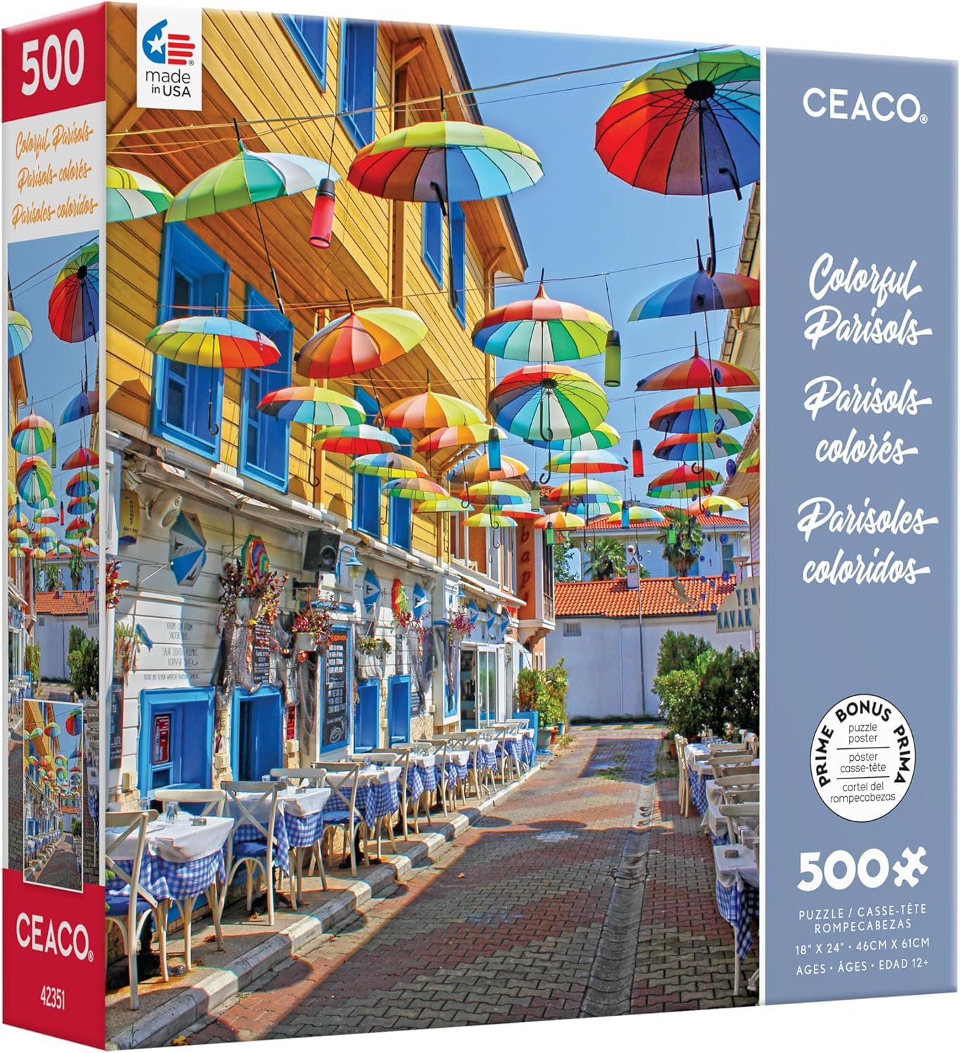 Ceaco - Colorful Parisols - 500 Piece Jigsaw Puzzle