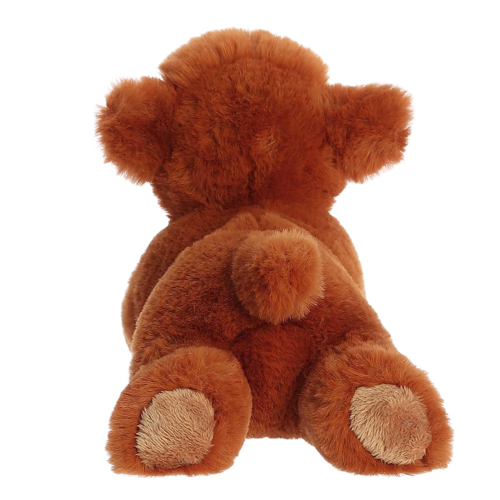Aurora® Adorable Mini Flopsie™ Highland Cow Calf Stuffed Animal - Playful Ease - Timeless Companions - Brown 8 Inches