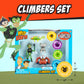 Wild Kratts Climbers Action Figure Collectible Figures & Discs (8pc) Includes 4 Creature Power Discs +4 Animals- Officially Licensed Toys