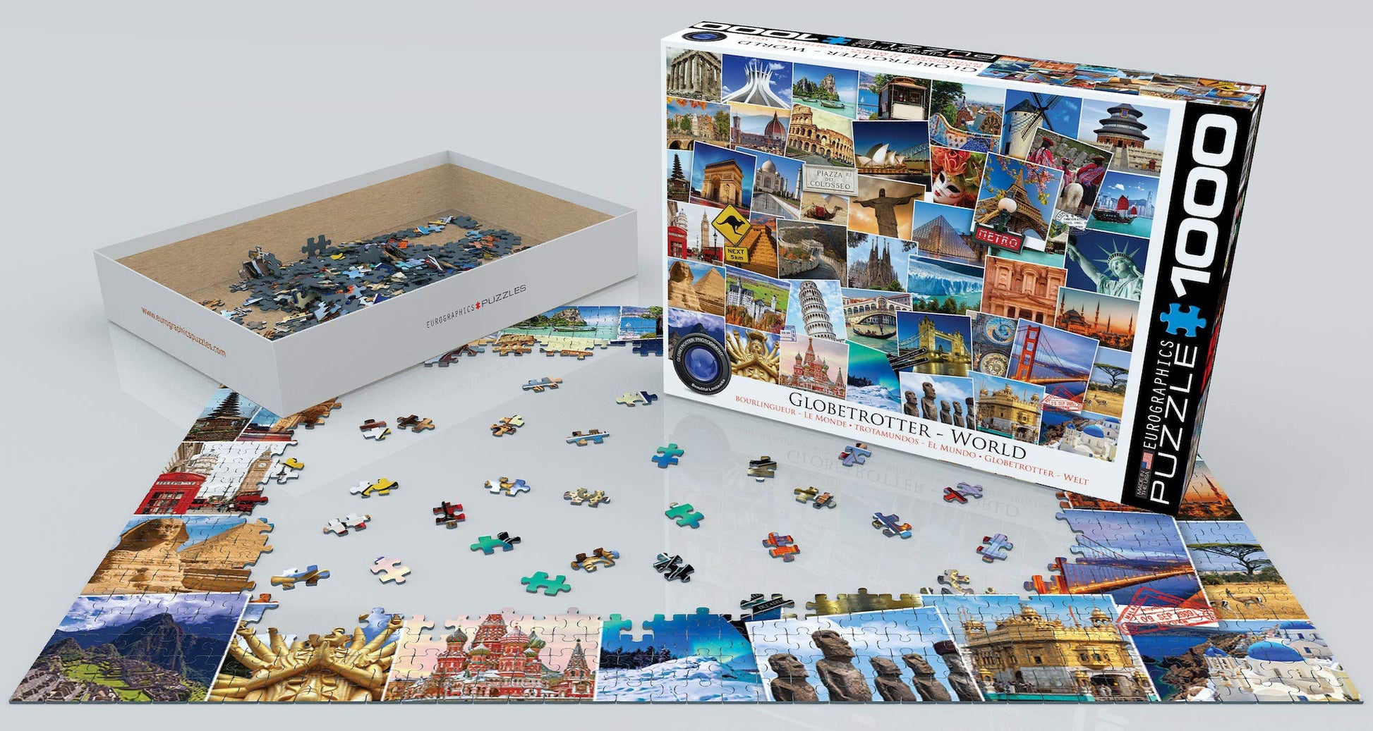 EuroGraphics World Globetrotter Jigsaw Puzzle (1000 Piece)