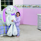 Fun Express Giant Inflatable Easter Bunny Outdoor Decorations - 62 Inch Tall White Vinyl Rabbit for Spring Holiday Yard Decor | Perfect for Easter