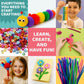 Yameer Arts and Crafts Supplies for Kids 1500+ Pcs - All in One DIY Art Craft Supplies for Kids and Toddlers - Kid Crafting School Supply Kit