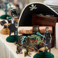 Cheerland Pirate Decorations Halloween Pirate Party Decoration Skull Centerpiece Table Decor Pirate Theme Birthday Decorations for Boy Skeleton Pirate