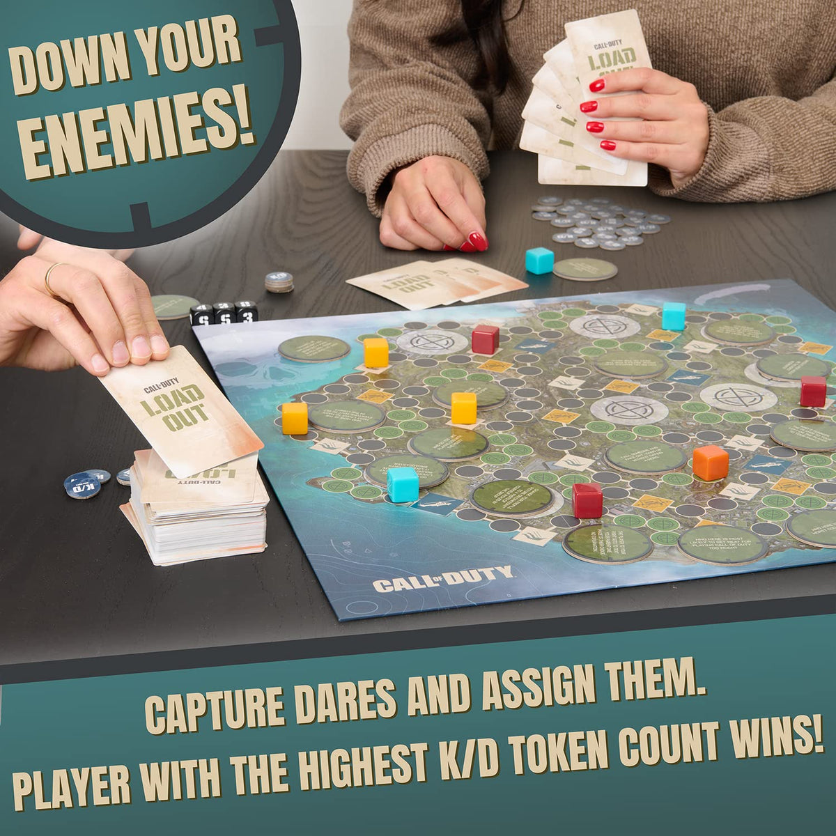 Call of Duty: K/D Party Game by Wilder - Board Games for Adults