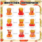 9 PCS French Fries Table Decorations Honeycomb Centerpiece, French Fries Centerpieces Table Topper for Fast Food French Fries Party Decorations