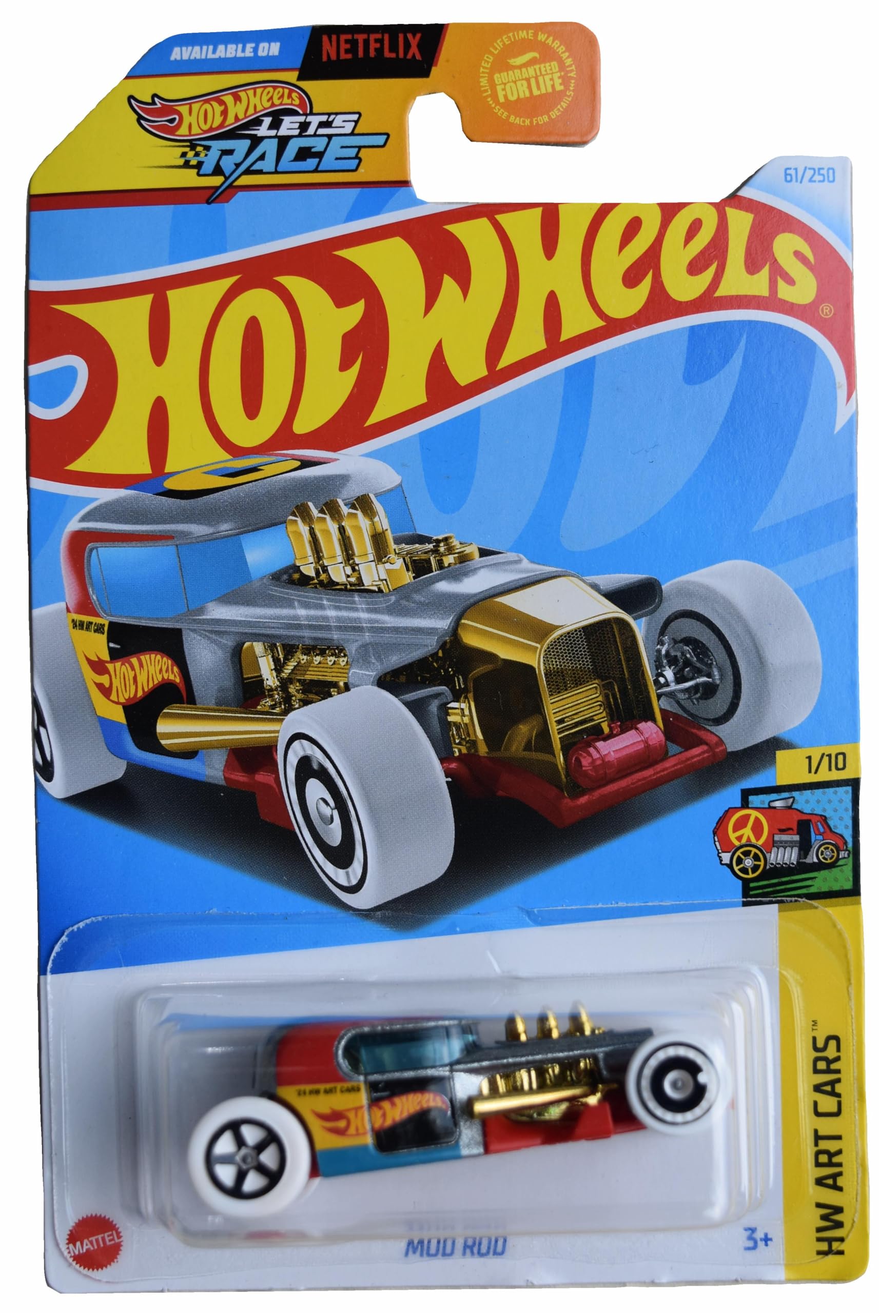 Hot Wheels Mod Rod, HW Art Cars 1/10 [Silver] 61/250