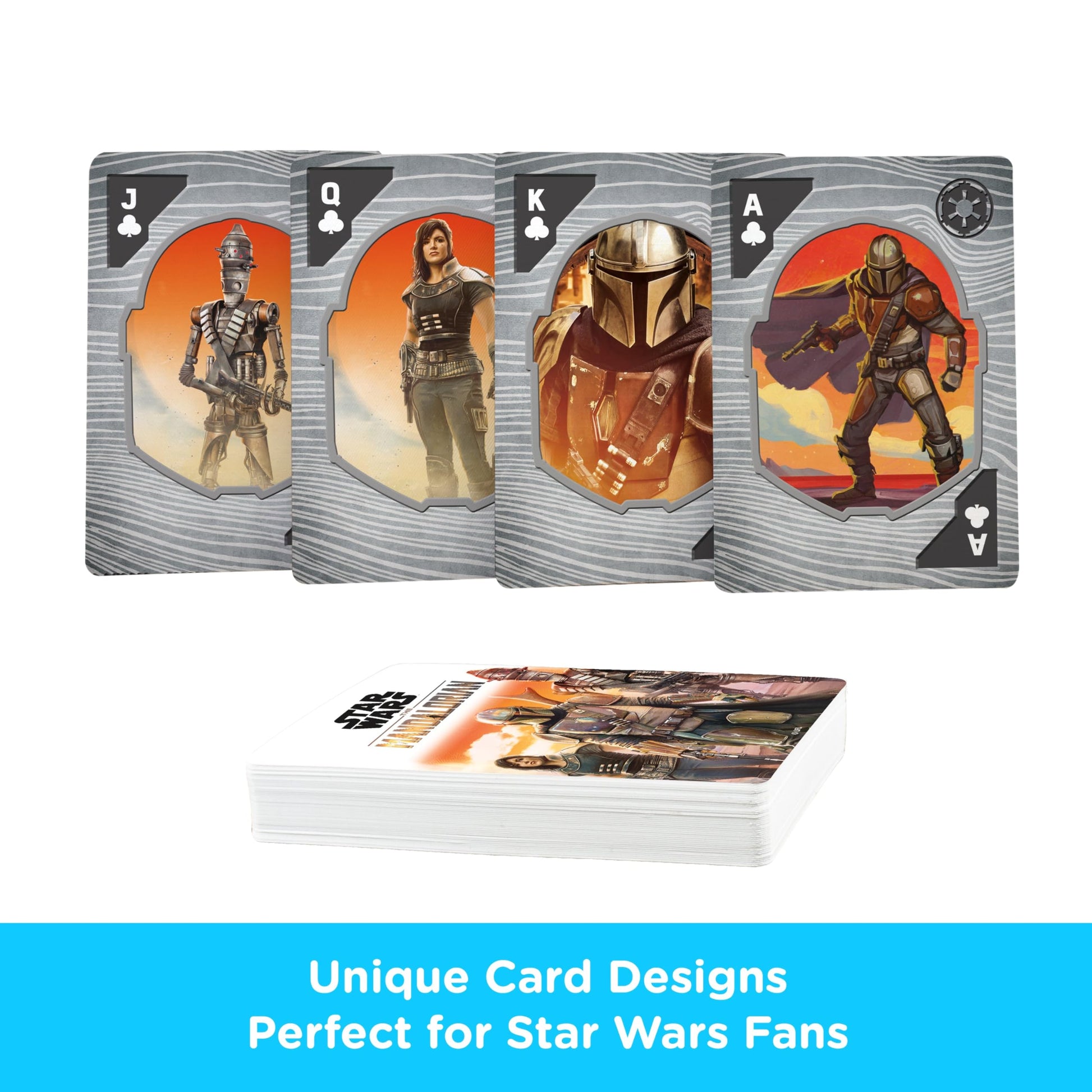 Star Wars Playing Cards - The Mandalorian Themed Deck of Cards for Your Favorite Card Games - Officially Licensed Star Wars Merchandise