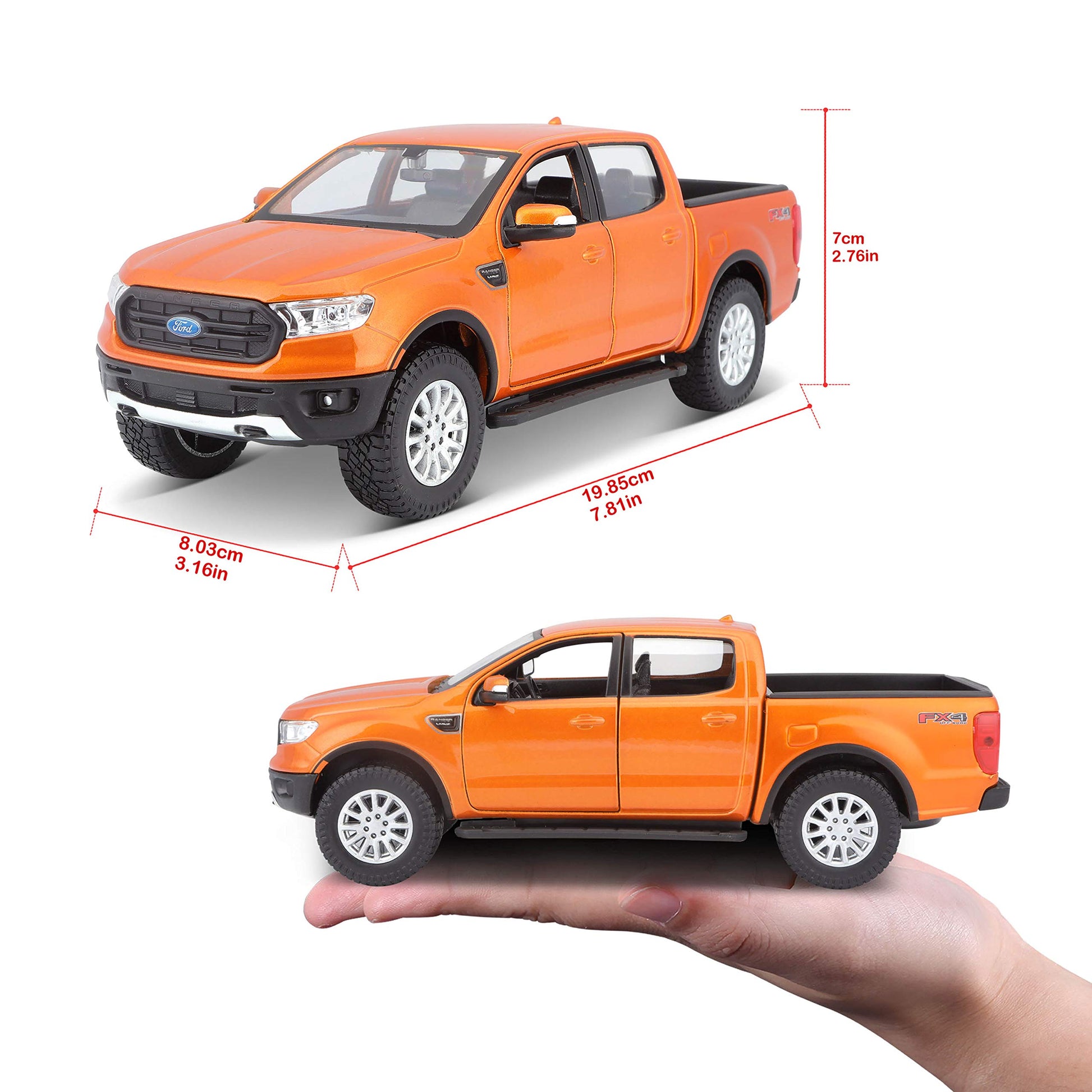 1: 24 2019 Ford Ranger (Colors May Vary)
