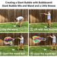 Bubbleventi Giant Bubble Wands | 3-Pack of Wooden Wands | Made in USA | Perfect for Kids | Use at Birthdays and for STEM/Family Fun