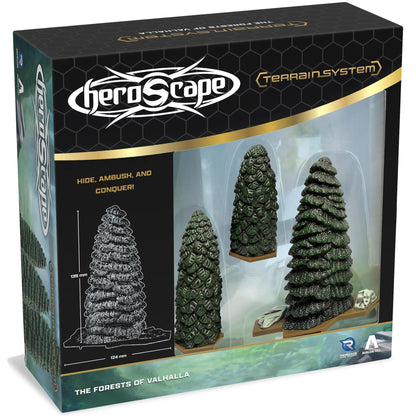 Renegade Game Studios HeroScape Forests of Valhalla - 6 Evergreen Trees