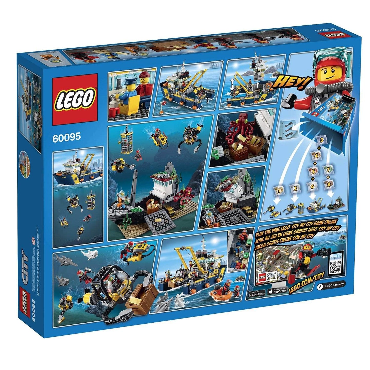 LEGO City Deep Sea Explorers 60095 Exploration Vessel Building Kit