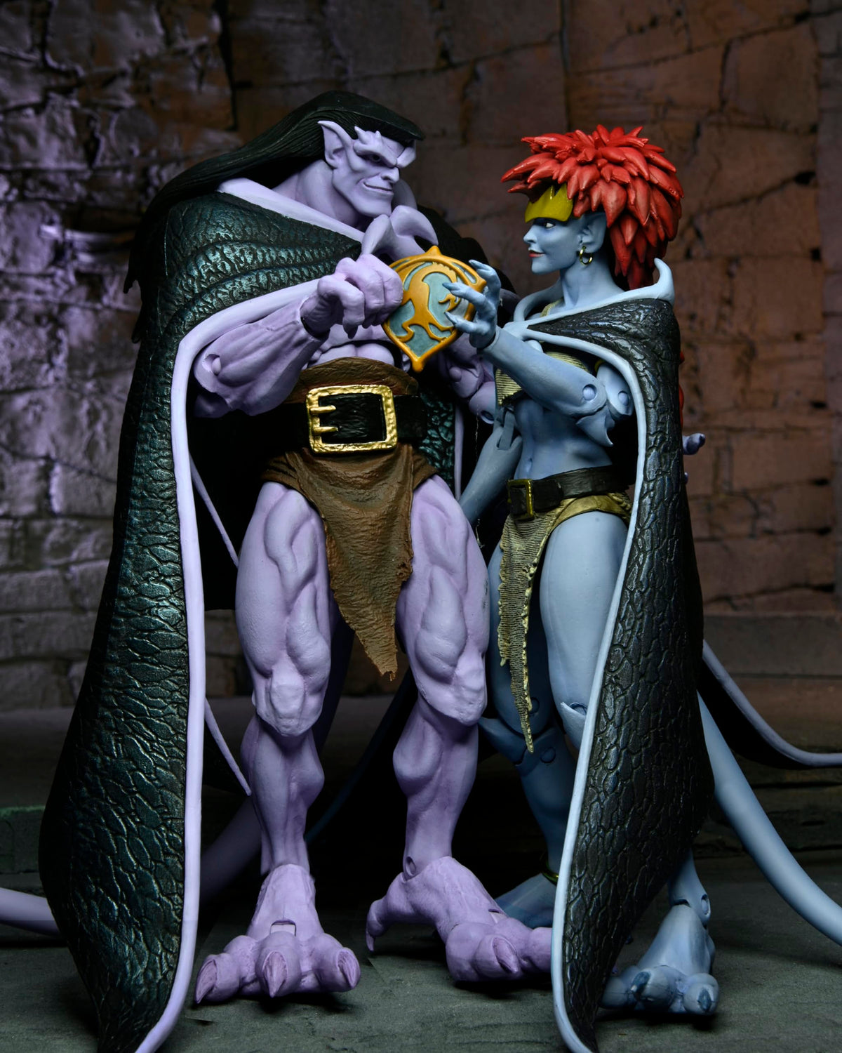 NECA Collectible 2-Pack Gargoyles: Vows Ultimate 7" Scale Action Figures - Goliath and Demona