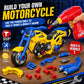 Take-Apart Motorcycle with Electric Drill, Lights, Sounds and 20+ Pieces