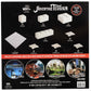 Monster Adventure Terrain 3D Interchangeable Builder System - 173pc PAINTABLE Core Building Set w Base - Build Modular Worlds in a Snap & Elevate Your