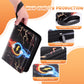 4-Pocket Trading Card Binder Bundle with 50 Sleeves Holds 400 Cards, Zipper Card Holder Album for Game and Sports Cards Collectors - Black