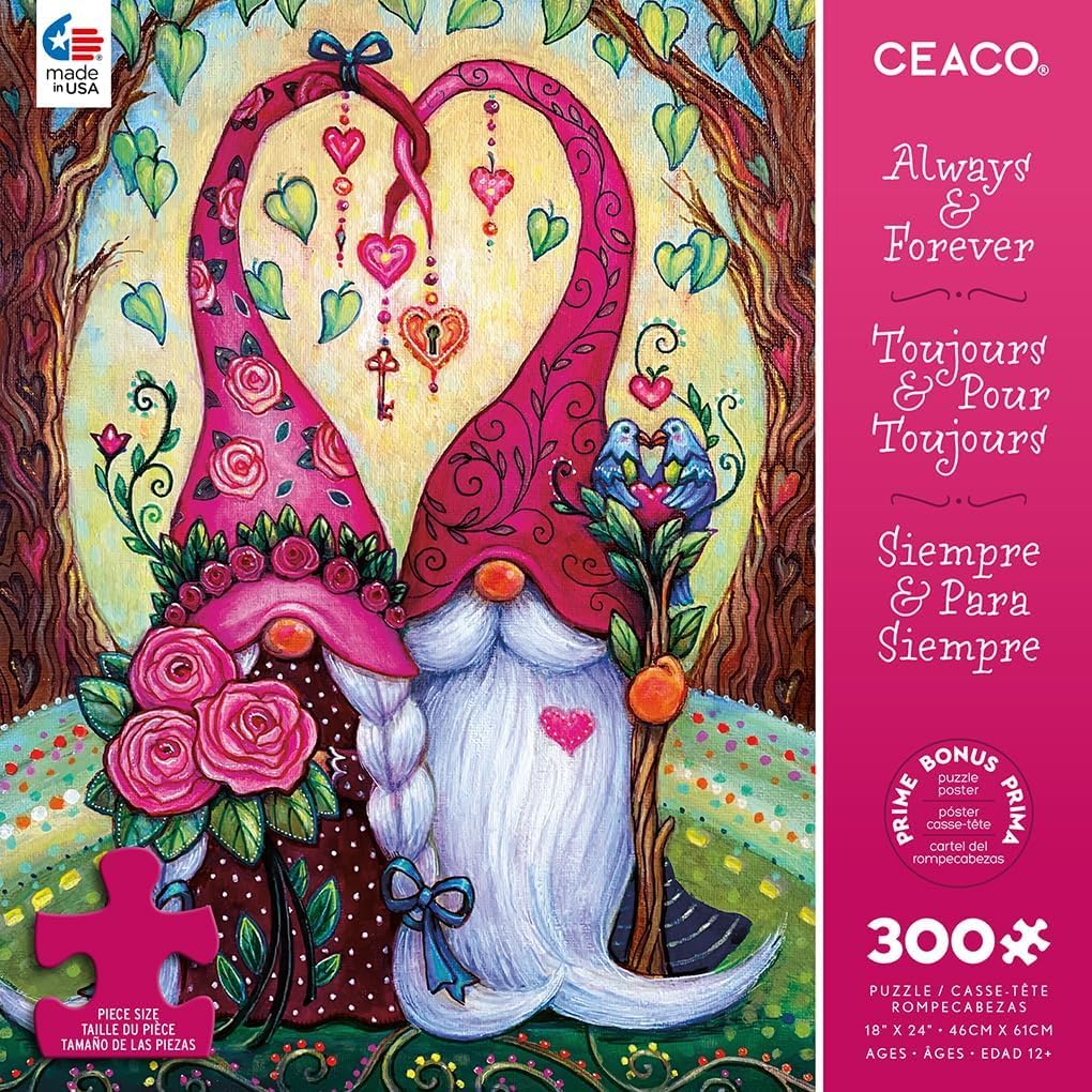 Ceaco - Always & Forever - 300 Large Piece Jigsaw Puzzle for Adults