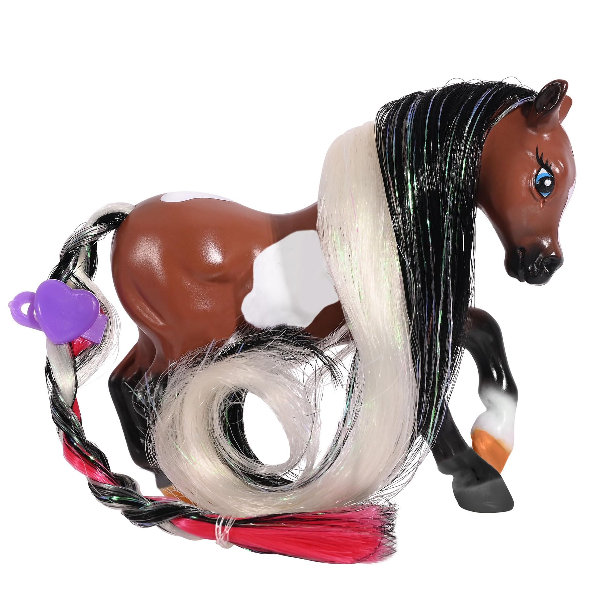 Breyer Horses Mane Beauty Li'l Beauties | Koda - Horse | Brushable Mane and Tail | 4.25" L x 3.25" H | Model #B-MB-10379