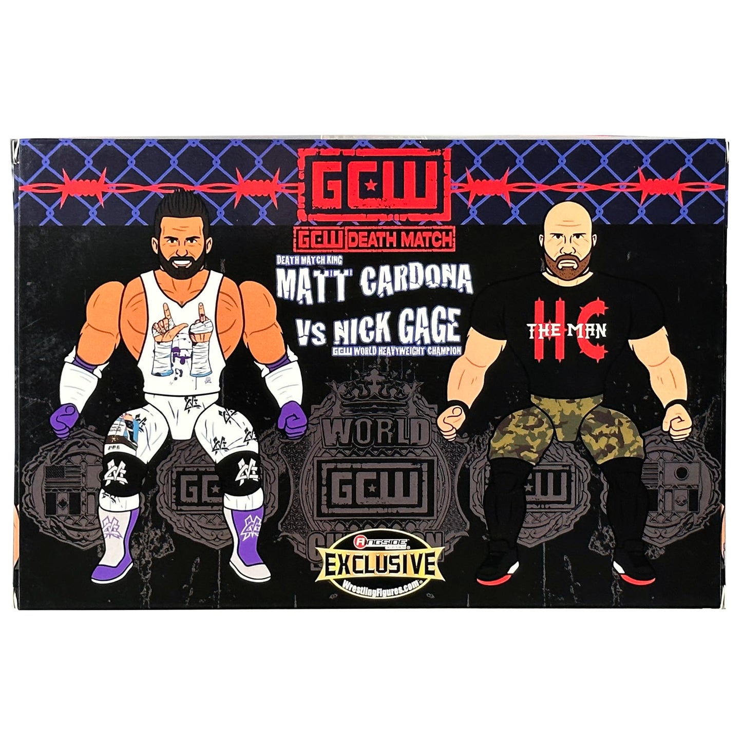 The Major Wrestling Figure Podcast (Chase Variant - Non Bloody) Nick Gage & Matt Cardona GCW Death Match 2-Pack Ringside Exclusive