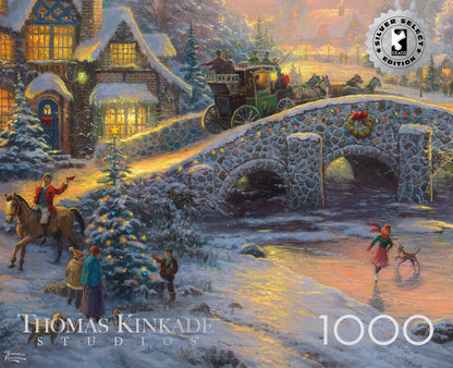 Buffalo Games - Thomas Kinkade Spirit of Christmas - 1000 Piece Puzzle