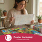 MasterPieces 500 Piece Stained Glass Jigsaw Puzzle for Adults, Family, Or Youth - Winnie The Pooh - 15"x21"