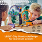 LEGO City Stuntz Spinning Stunt Challenge 60360-1 or 2 Player Tournaments with Flywheel-Powered Motorcycle Toys, Features 2 Minifigures and Ramps, Fun