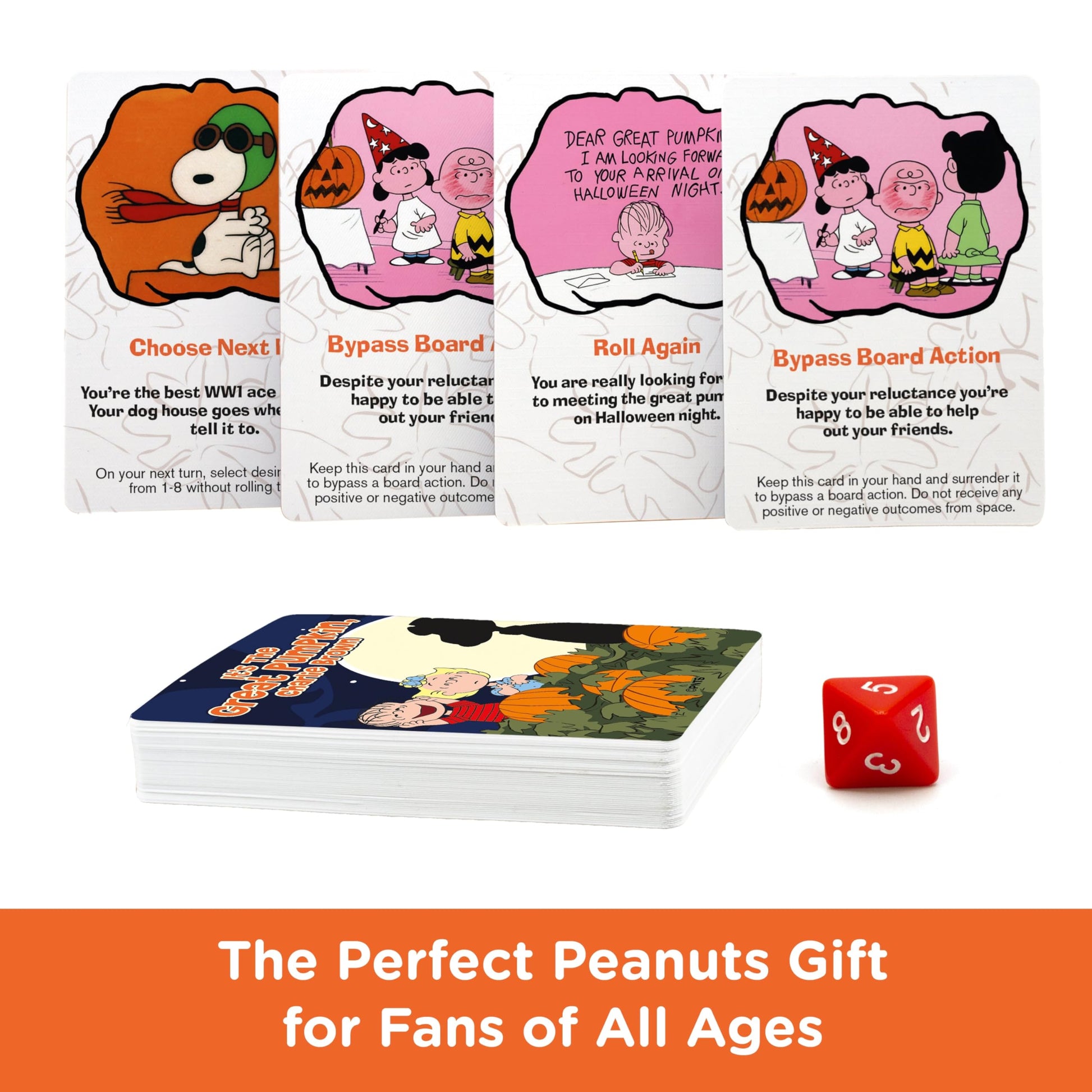 AQUARIUS Peanuts Great Pumpkin Board Game - Peanuts Themed Board Game - Fun Family Holiday Gift for Kids and Adults - Officially Licensed Peanuts