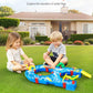 VEVOR Water Table for Toddlers, Kids Activity Play Waterway, Outdoor Summer Water Park Playset with 39PCS Accessories for Backyard Lawn Beach