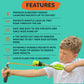 Light Up Foam Rocket Toys for Kids: Best LED Rocket Launcher Slingshot Lights Up & Makes Noise! Boys & Girls Outdoor Toys Party Favors Summer Birthday